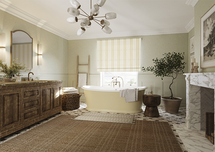 Adelaide, Winnies Stripe Stowe - Roman Blind - Image 6